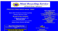 Desktop Screenshot of mauirecycles.com