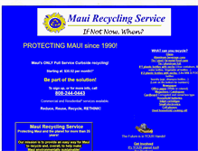 Tablet Screenshot of mauirecycles.com